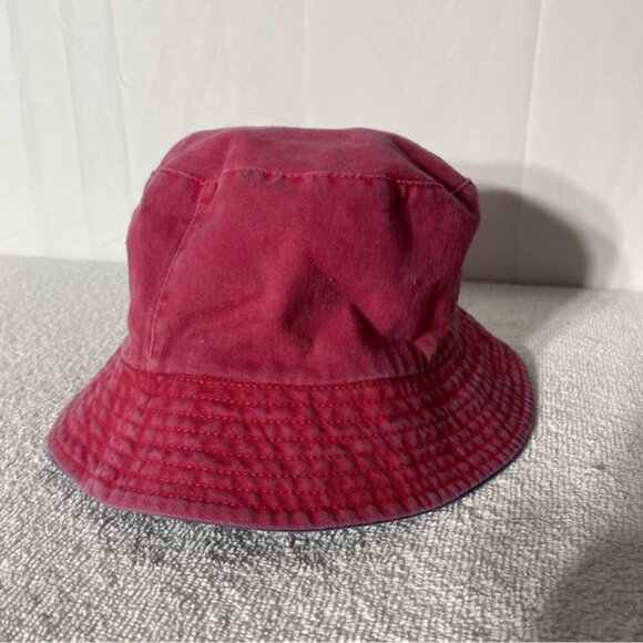 Vintage Reversible Blue Red Bucket Hat - Picture 7 of 13
